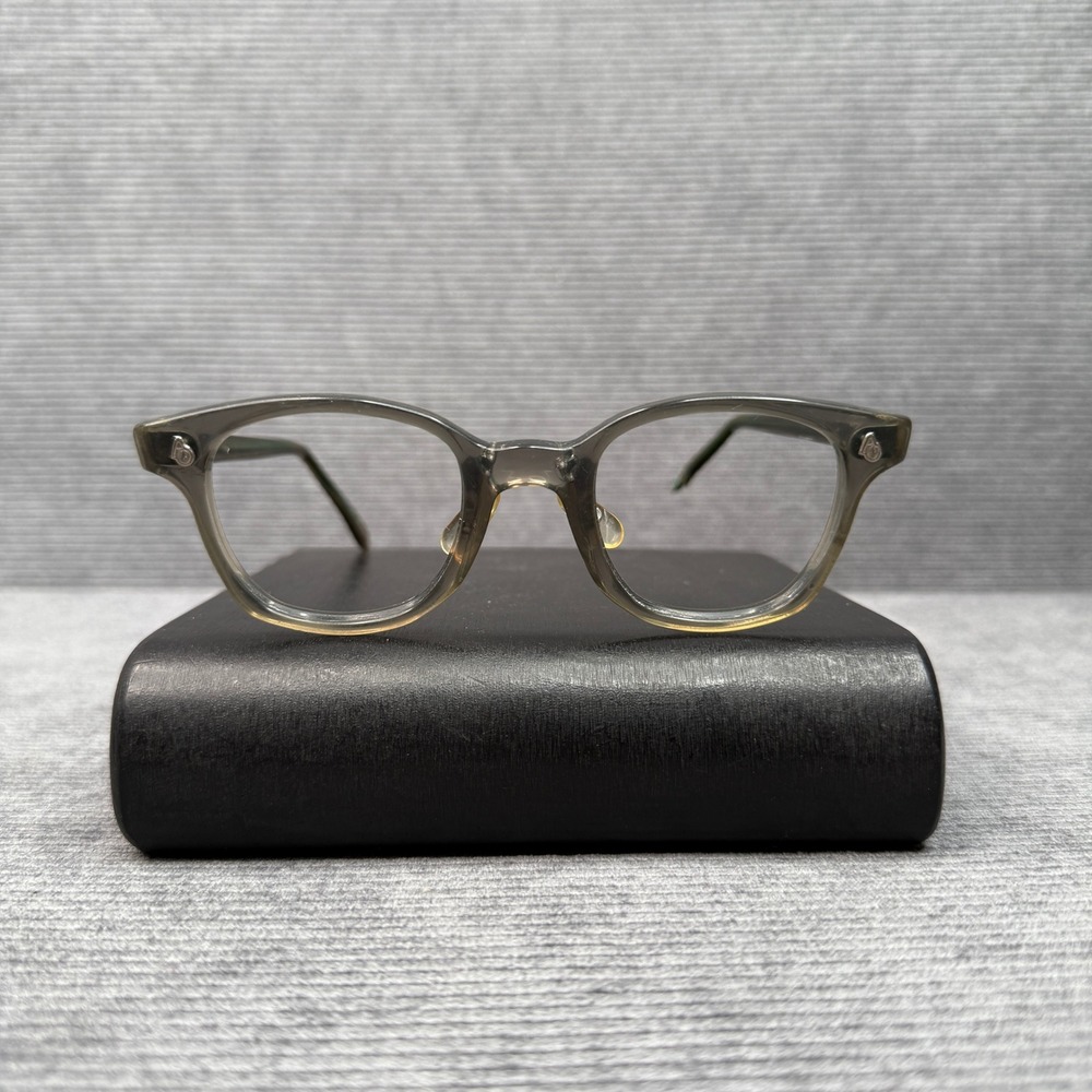 Vintage AO Translucent Grey Acetate Eyeglass Frames Restoration Project AS-IS